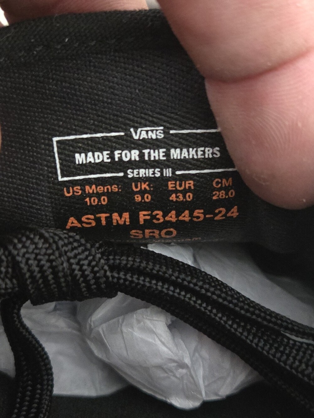 VANS Old Skool Skate Shoes Mens Sz 10 Athletic Casual Sneakers Black. - Picture 9 of 9